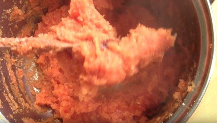 Bring the mass to a homogeneous consistency.