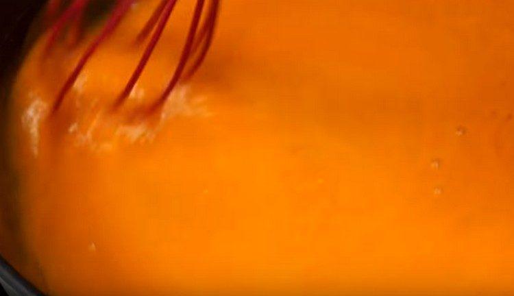 Add water and mix thoroughly.