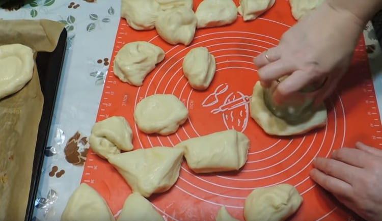 In each blank with a glass we make a recess.