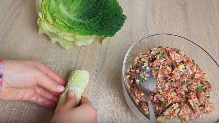 We turn cabbage rolls.