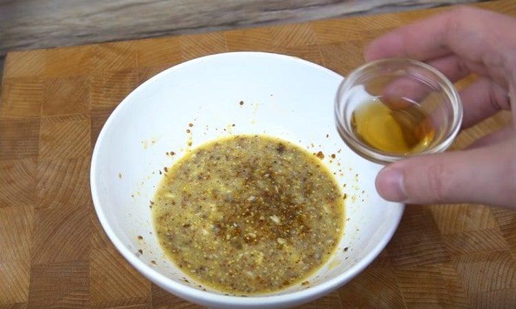 Add the Worcester sauce, as well as fish sauce.