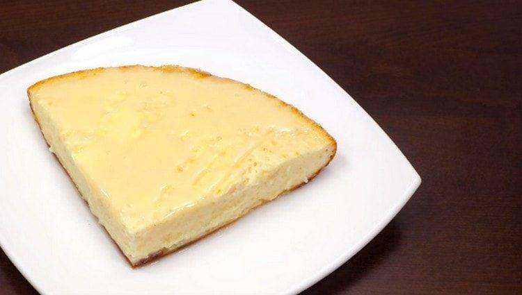 The casserole was tender and airy.