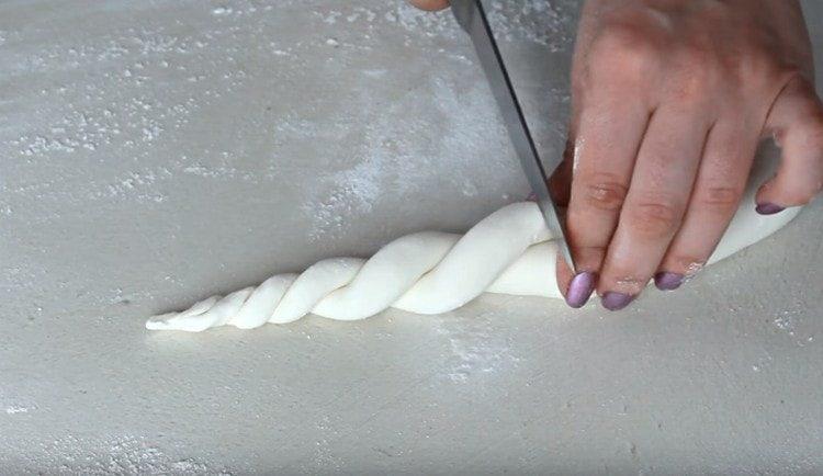 From mastic we make a horn for a unicorn.