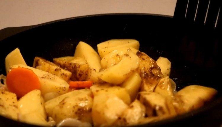 Mix the ingredients well.