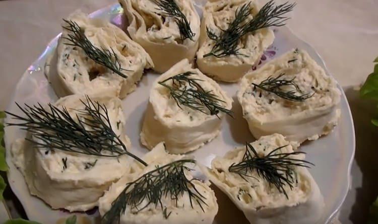 Our cold snacks are ready.