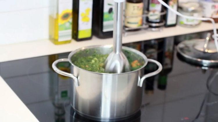 grind the ingredients