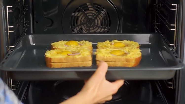 send bread to the oven