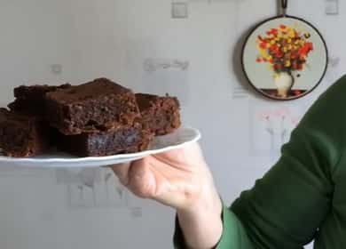 Chocolate brownie - a very  delicious recipe