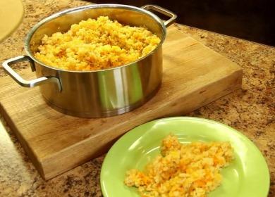 A simple recipe for cooking  bulgur garnish