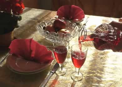 Homemade redcurrant wine 