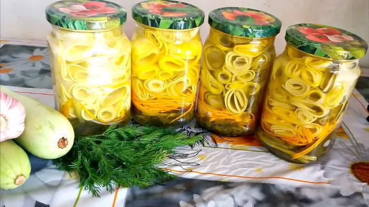 Preparations from zucchini for the winter - golden recipes with photos