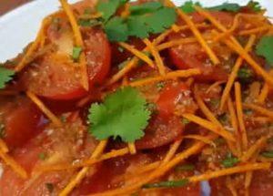 An ideal appetizer - Georgian tomatoes