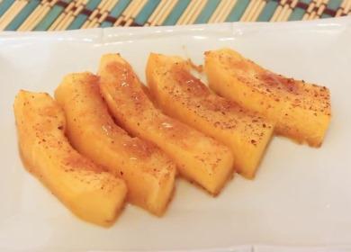 How tasty bake pumpkin  in the oven slices