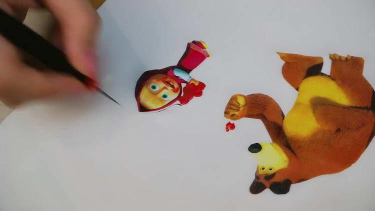 cut out figures from mastic