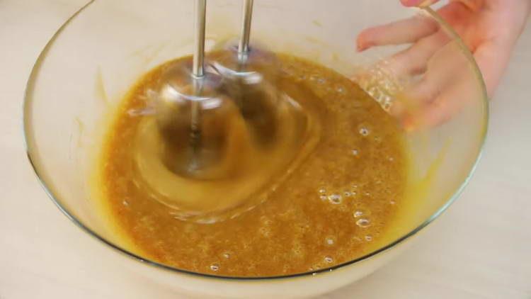 beat the mixture with a mixer