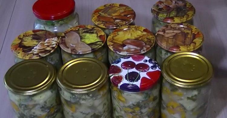 Delicious zucchini ready for winter