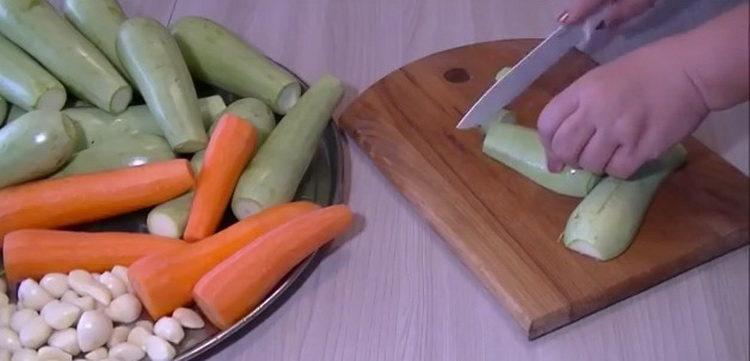 Cooking zucchini like mushrooms