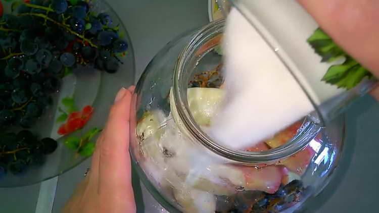 we fill apples with sugar