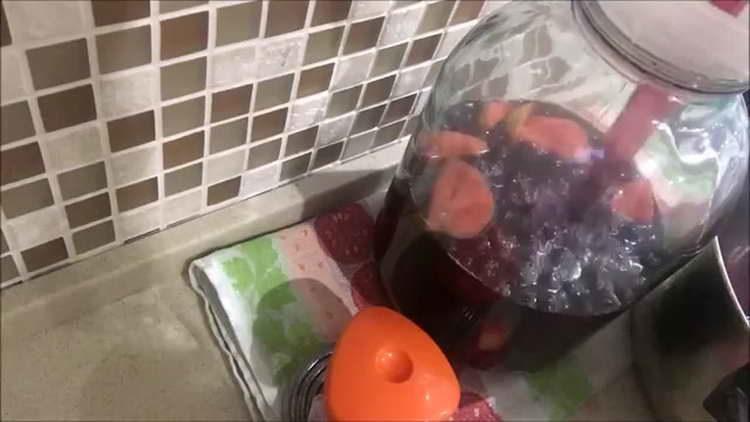 stewed apples and aronia