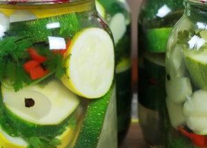 Bulgarian zucchini for the winter according to a step by step recipe with photo