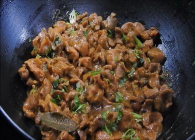 Recipe for soft  and tender chicken stomachs