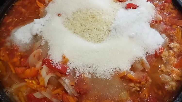 we send rice to vegetables