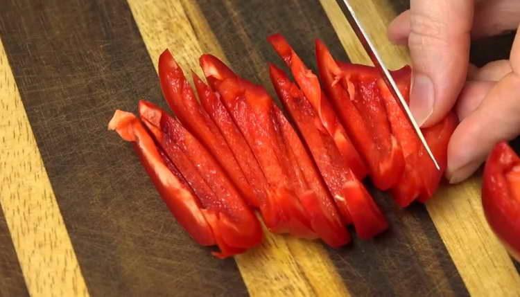 julienne pepper mode