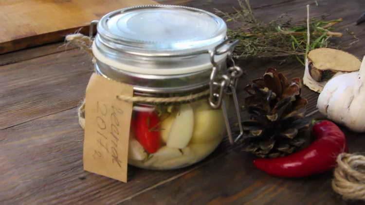 pickled garlic for winter recipe