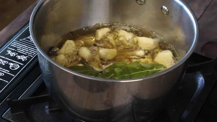 bring the marinade to a boil