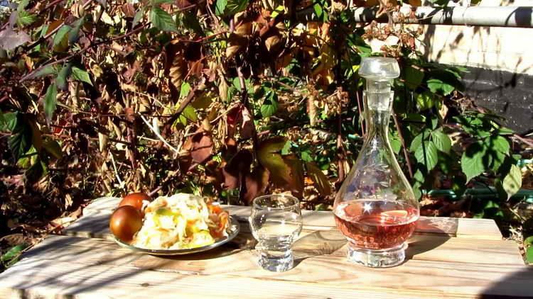 tincture on plum on vodka