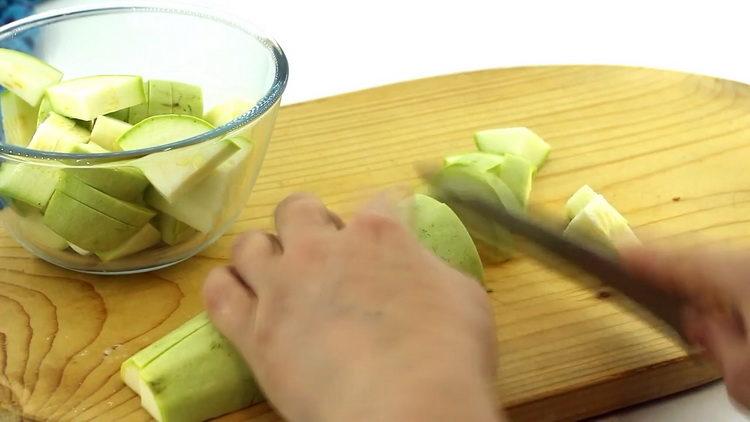 chop the ingredients