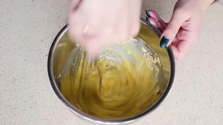 mix oatmeal and milk