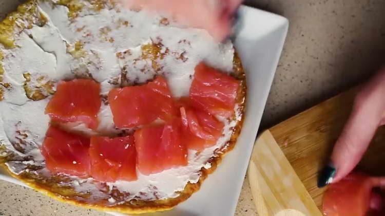 Ovsyanoblin with cream cheese