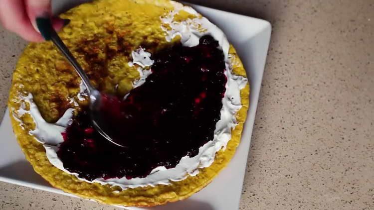 Ovsyanoblin with yogurt