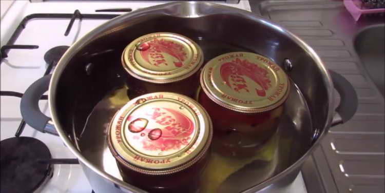 cover the jars with lids