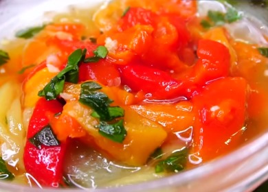 Great appetizer - baked peppers for the winter🌶