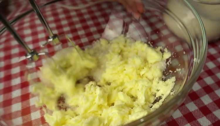 mix butter and sugar