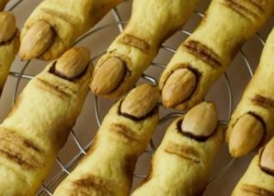 cooking unusual cookies witches fingers