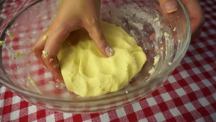 knead the dough with your hands