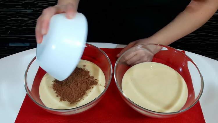 pour cocoa in one piece