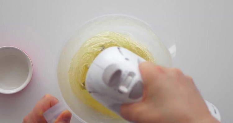 beat whites with a mixer