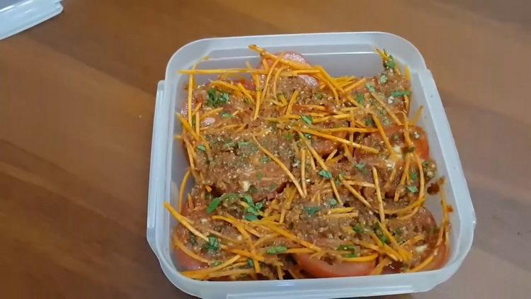 An ideal appetizer - Georgian tomatoes