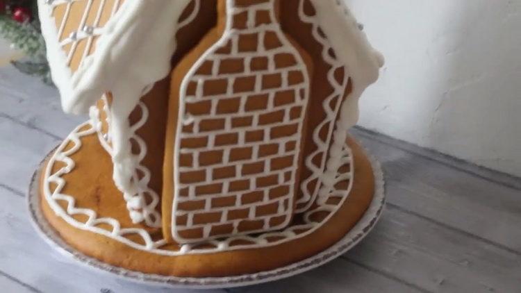 A very simple gingerbread house - everyone will succeed