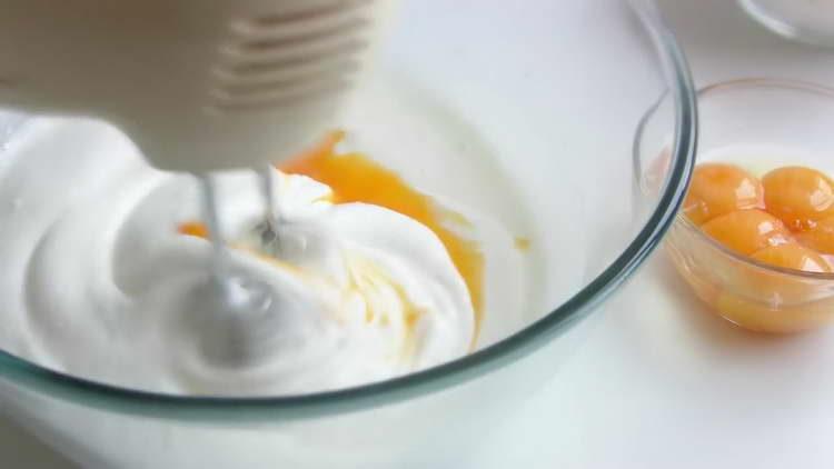 mix the proteins with the yolk