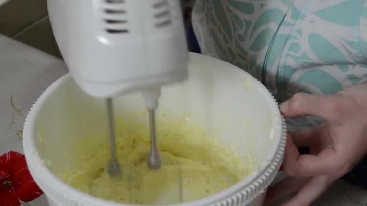 combine cheese and chocolate mixes