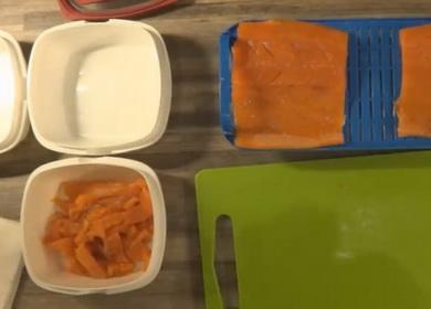 Cooking salted fish  coho salmon