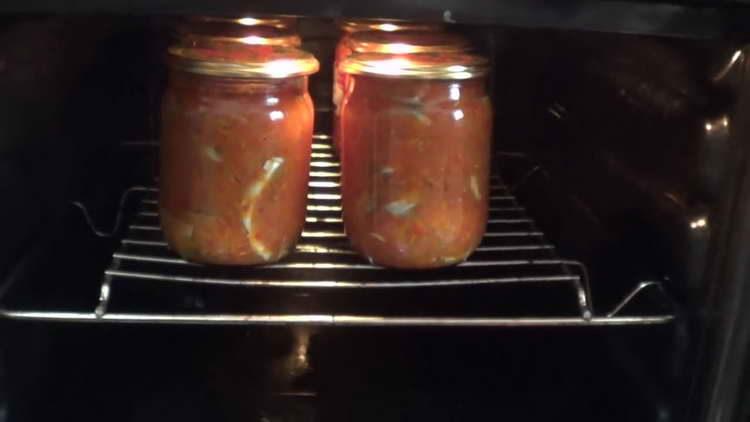 send the cans to the oven