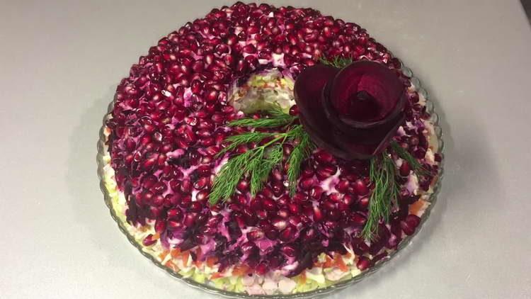 smoked chicken salad garnet bracelet