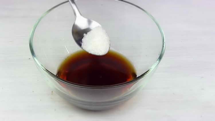 add sugar to the sauce