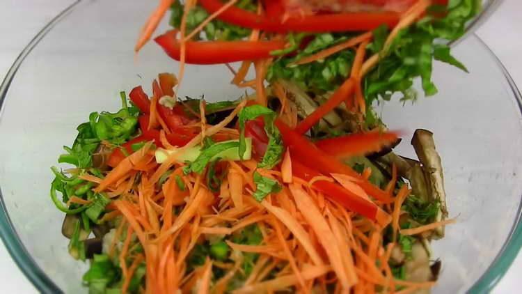 send vegetables to eggplant